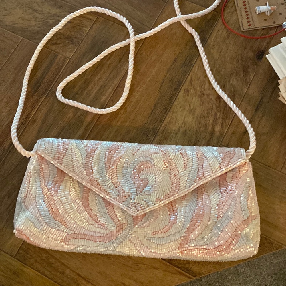 Never used beautifully beaded purse
